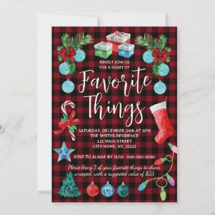 Convite Festa de Natal do Exchange com Ofertas Favoritas