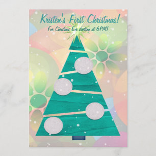 Convite Festa de Natal do FERIADO Pastel do Natal ?a