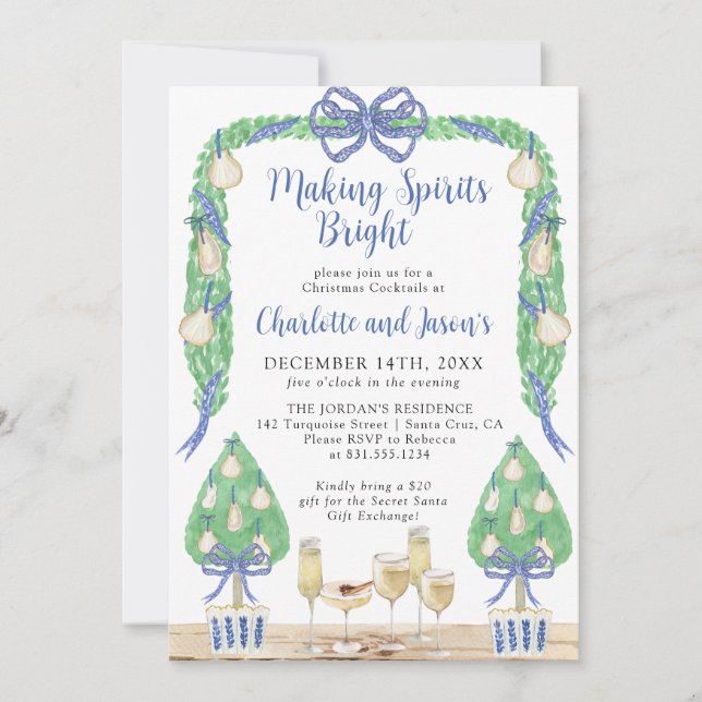 Convite Festa de Natal do Grande Milênio - Festa de Cockta (Frente)