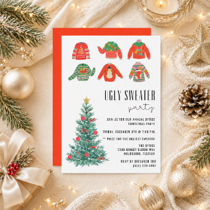 Convite Festa de Natal do Office Ugly Sweater