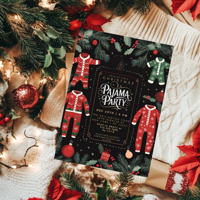 Convite Festa de Natal do Pajama (Criador carregado)