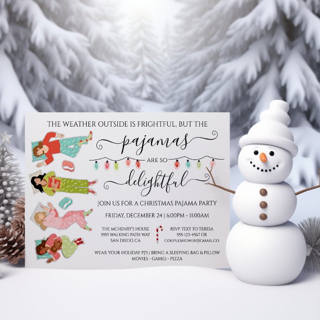 Convite Festa de Natal do Pajama (Criador carregado)