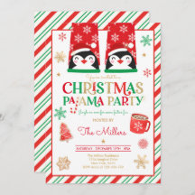 Festa de Natal do Pajama Feriado Vermelho Festa Pa