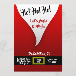 Convite Festa de Natal do Papai Noel