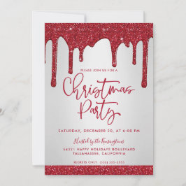 Convite Festa de Natal do Red Glitter Drivers
