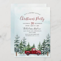 Festa de Natal do Red Truck Pine Tree