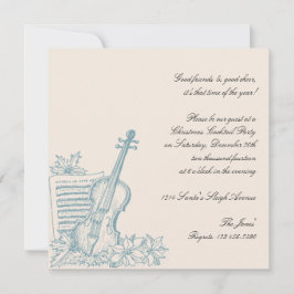 Convite Festa de Natal do Winter White and Blue Music