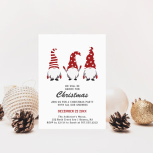 Convite Festa de Natal dos Três Gnomos