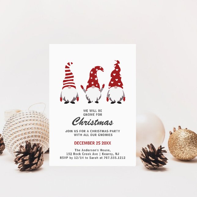 Convite Festa de Natal dos Três Gnomos (Criador carregado)