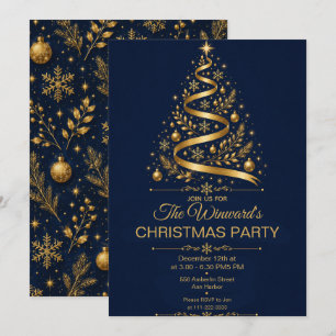 Convite Festa de Natal Dourada da Marinha