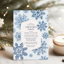 Festa de Natal Elegante Toile Snowflake