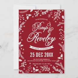 Convite Festa de Natal em Berries, em Cherry