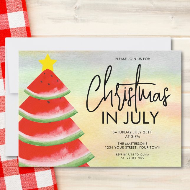 Convite Festa de Natal em Julho (Criador carregado)