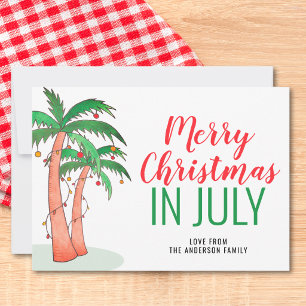 Convite Festa de Natal em Julho de Verão