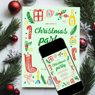 Convite Festa de Natal em Whimssic - Personalizada