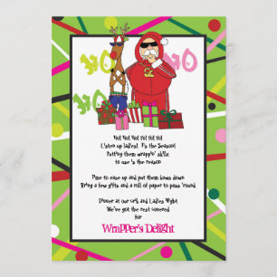 Convite Festa de Natal Fabulosa do Gueto de Enxrapados