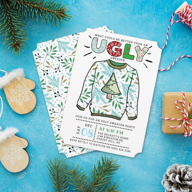 Convite Festa de Natal Feia (Criador carregado)