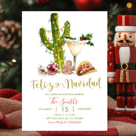 Convite Festa de Natal Feliz Navidad Mexicana