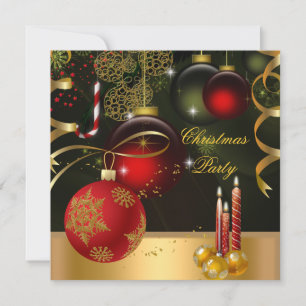 Convite Festa de Natal Festa de Confraternização Bolas de 
