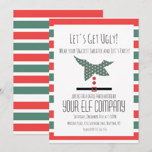 Convite Festa de Natal Festa de Suéter Feio