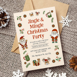 Convite Festa de Natal Jingel e Mingel
