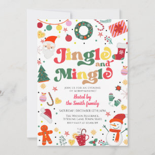 Convite Festa de Natal Jingle And Mingle
