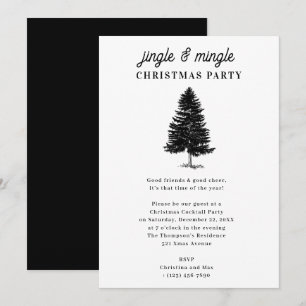Convite Festa de Natal Jingle and Mingle