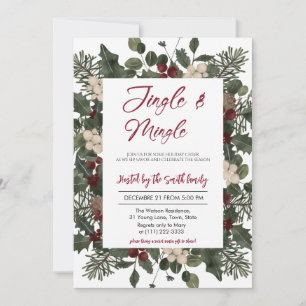 Convite Festa de Natal Jingle & Mingle