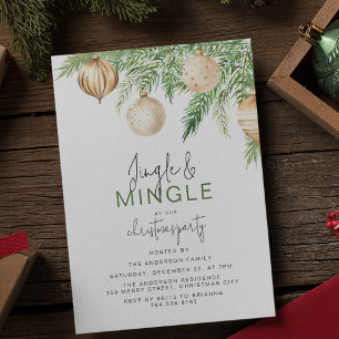 Convite Festa de Natal Jingle & Mingle