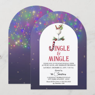 Convite Festa de Natal Jingle & Mingle