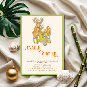 Convite Festa de Natal Jingle & Mingle Tropical