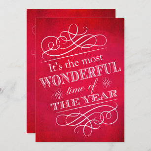 Convite Festa de Natal Maravilhosa Hora do Ano