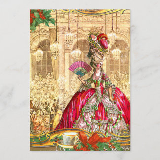 Convite Festa de Natal Marie Antoinette Versailles