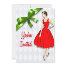 Festa de Natal moderna do meio século retro