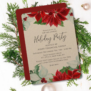 Convite Festa de Natal Moderno do Partido Holiday