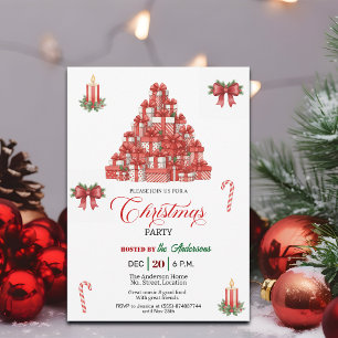 Convite Festa de Natal Montanha de Presentes