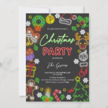 Festa de Natal Neon Lights