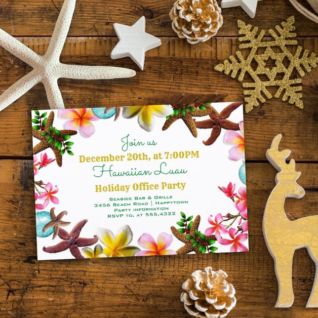 Convite Festa de Natal no Escritório Borda de Estrela do M (Criador carregado)