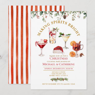 Convite Festa de Natal para Iluminar o Espírito