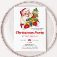 Festa de Natal para Papais noeis de Vintage