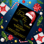 Convite Festa de Natal Personalizada de Santa Hat Boho Min<br><div class="desc">Celebre o feriado com o nosso Convite de festas de Natal personalizado de Santa Hat Boho minimalista! Este convite elegantemente desenhado apresenta um lindo chapéu minimalista de Papai Noel, perfeito para dar um tom festivo e na moda para a sua reunião de Natal. Personalize-o com seus detalhes de evento para...</div>