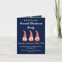 Festa de Natal Personalizada dos Gnomos Vermelhos