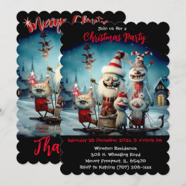 Convite Festa de Natal personalizada engraçada