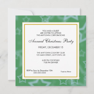 Convite Festa de Natal Profissional de Negócios