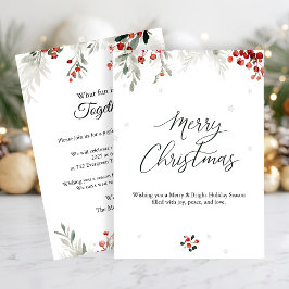 Convite Festa de Natal Quente