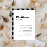 Convite Festa de Natal Retrospectiva Minimalista<br><div class="desc">Convite de festas de Natal Retroativo Minimalista</div>
