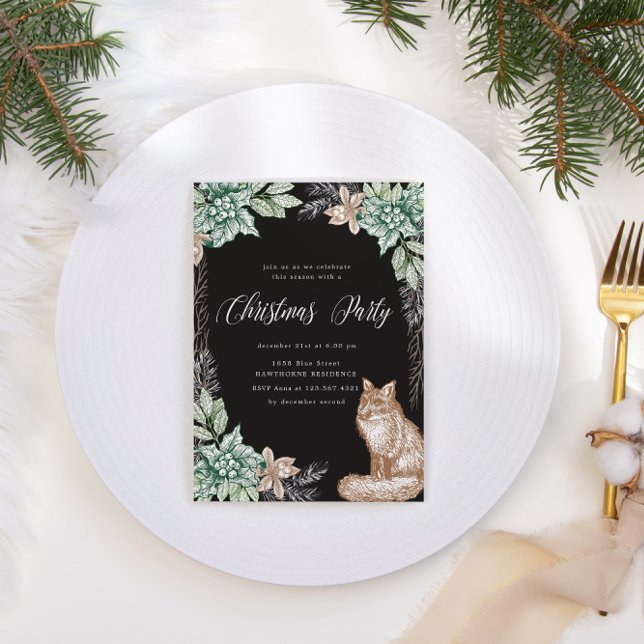 Convite Festa de Natal Russo Winter Wonderland (Criador carregado)