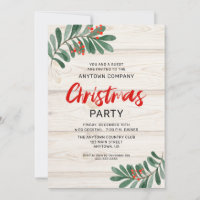Festa de Natal Rustic Christmas Greenery Business