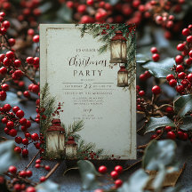 Festa de Natal Rustic Lanterna