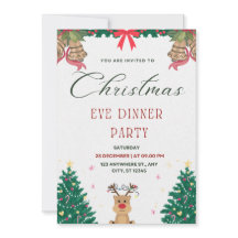 Festa de Natal Simples Verde E Vermelha